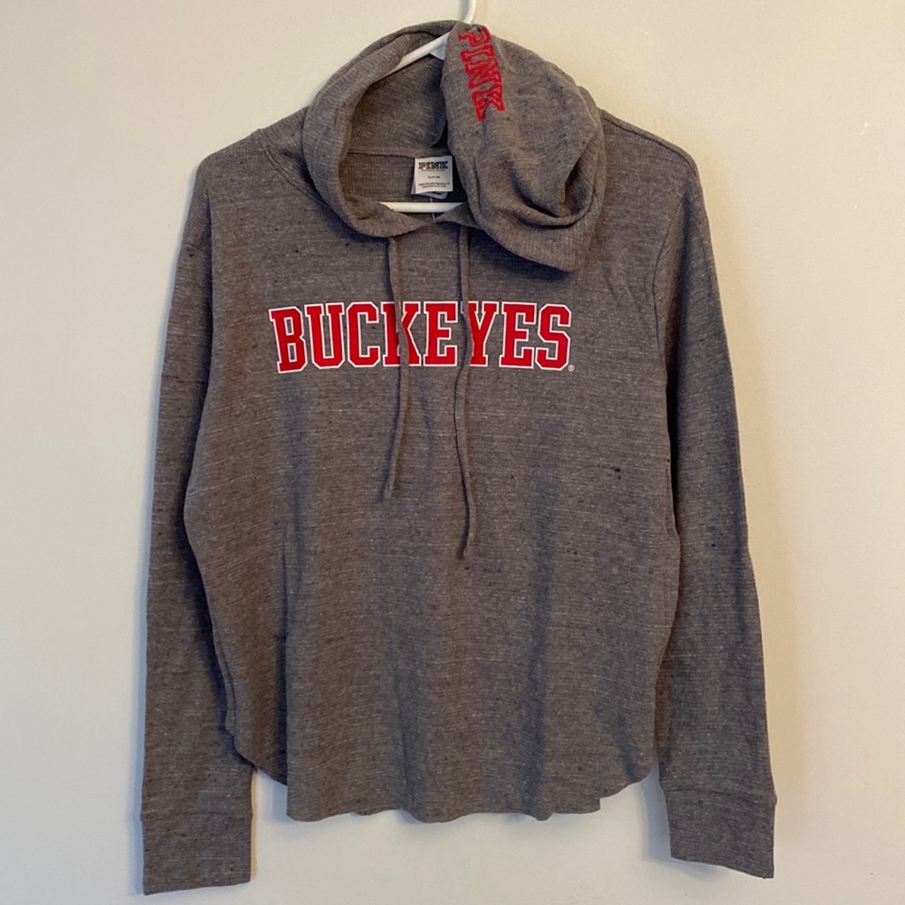 Rare Pink 2018 Ohio State Buckeyes Collegiate Collection brushed thermal hoodie